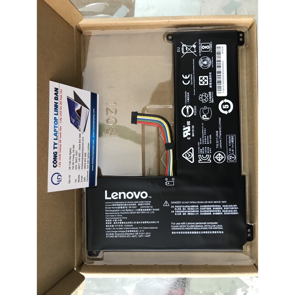 Pin Lenovo (Original)31Wh ideaPad 120S-14 120S-14IAP 0813007 5B10P23779 Battery