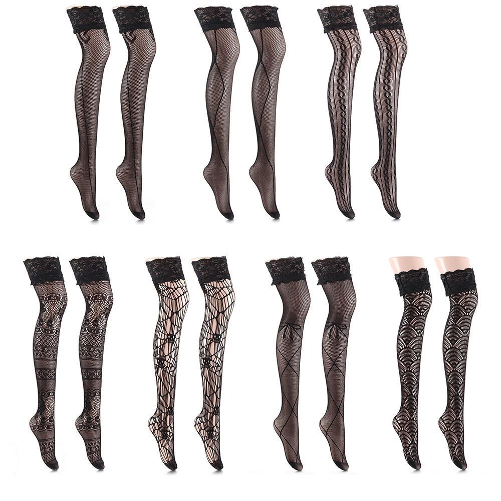 Đồ Lót Ren Co Giãn Dài Qua Gối Đính Nơ Dễ Thương Quyến Rũ Cho Nữ