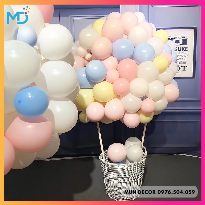 50 Bóng Bay Pastel Trang Trí Sinh Nhật Trang Trí Tiệc Đủ Size