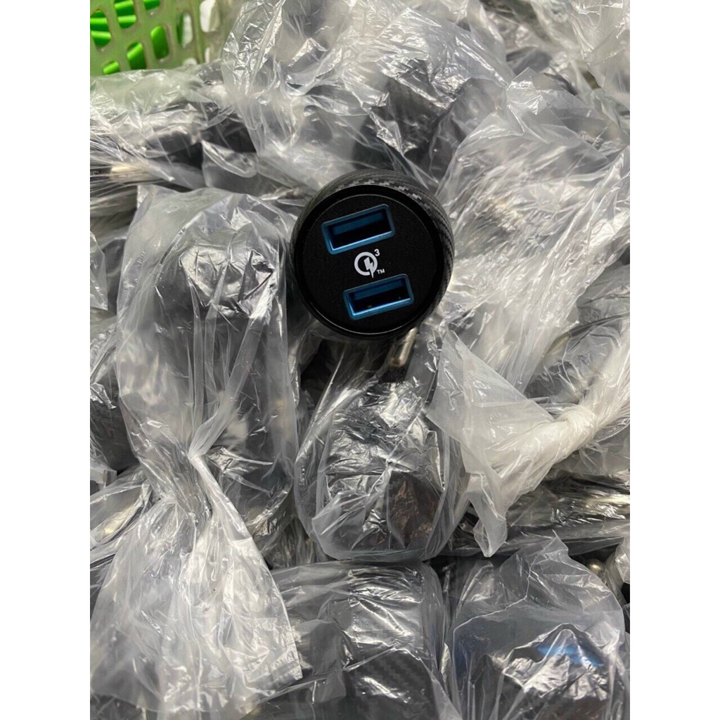 Tẩu Sạc trên ô tô xe hơi Anker PowerDrive Speed 2 39W - A2228/Anker 2 cổng PowerDrive 2, 24w] - A2310