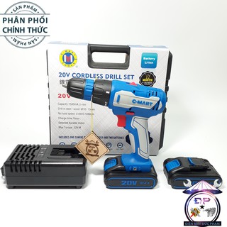 Khoan pin 20v cmart - bảo hành 12 tháng