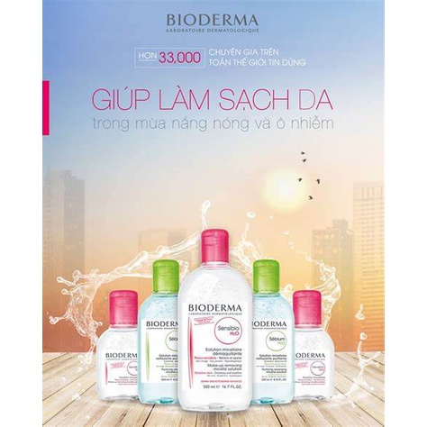 Nước Tẩy Trang BIODERMA, Mini Size 100ml, Full Size 500ml [ Auth - PHÁP ]