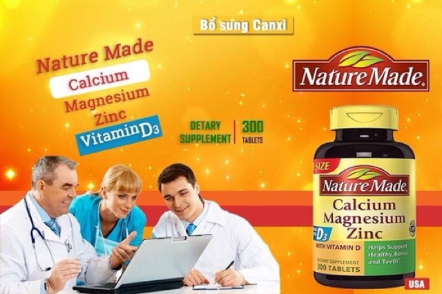 (300v) nature made Calcium Magie Zinc