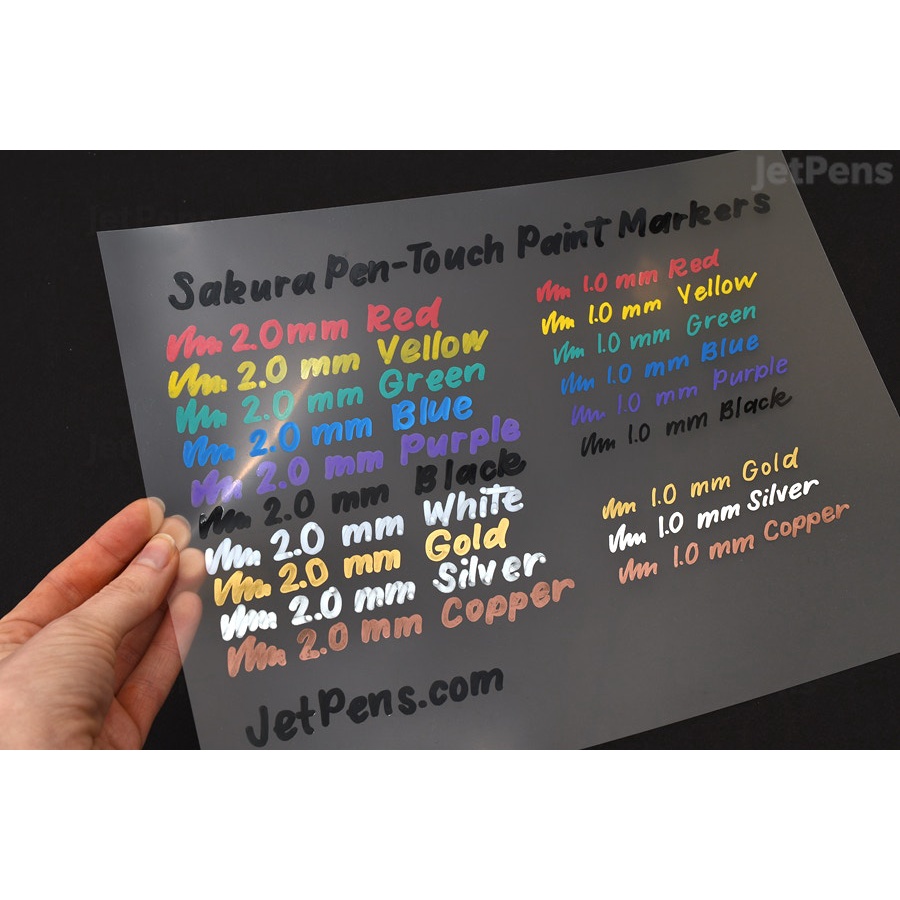 Bút sơn dầu đánh dấu công nghiệp nhiều màu sắc Sakura Paint Marker Fine Point - Ngòi 1.0mm