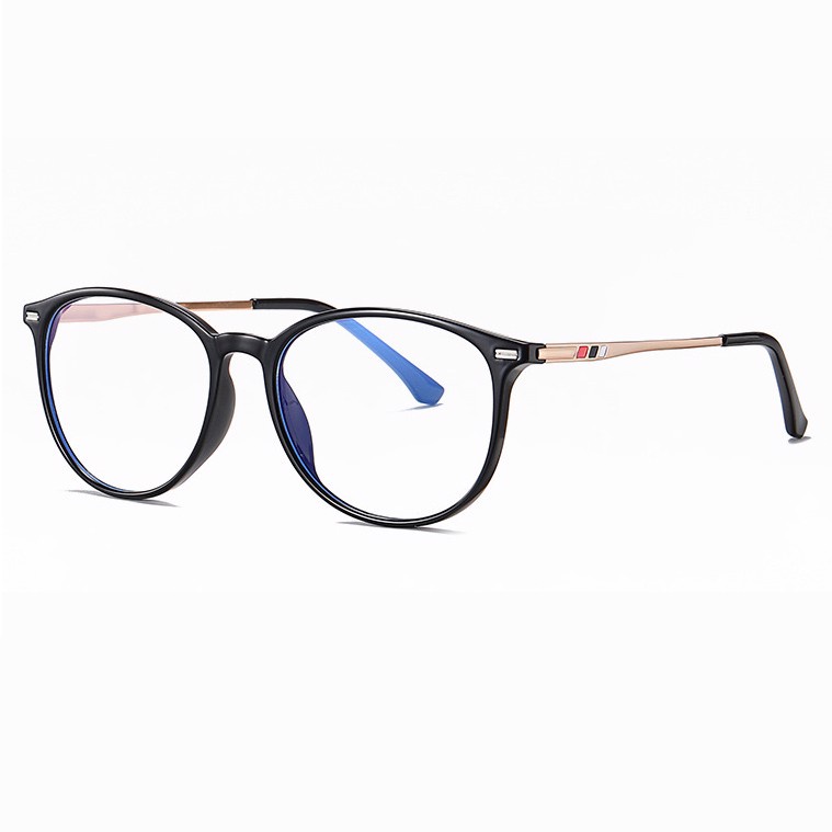 Gọng Kính Tròn Chống Ánh Sáng Xanh, GIảm Mỏi Mắt, Khô Mắt, Tia UV Anti Fog Zola Blue Cut 6911 - Mắt Kính HATO