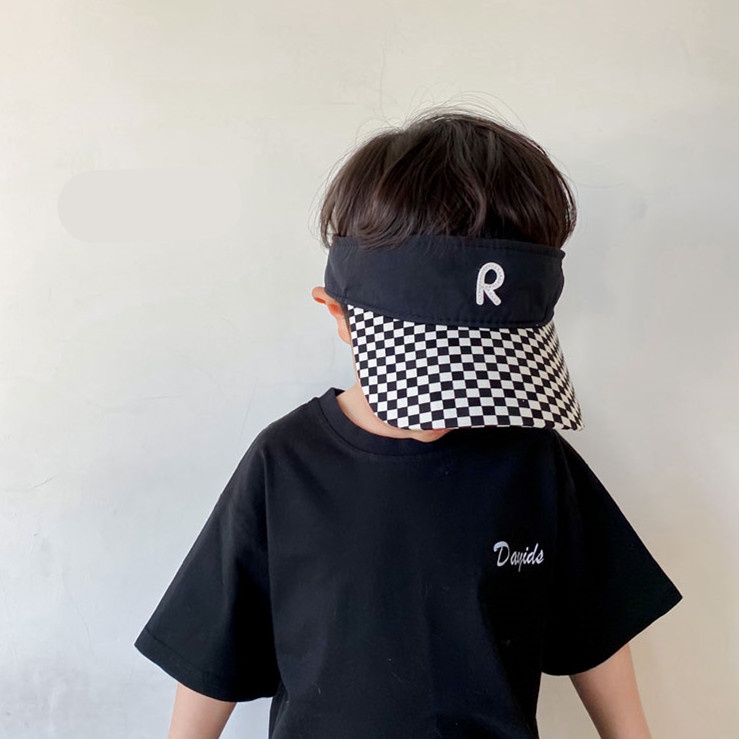 Mũ Lưỡi Trai Chống Nắng Mùa Hè In Chữ R Cá Tính Cho Bé