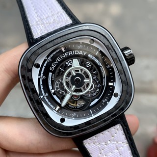 Đồng Hồ Nam [Sevenfriday - P3C/07] - Automatic - Hộp Gỗ, Sách, Thẻ Bảo Hành 2 năm , Khăn, Dây Cao Su Cao Cấp Tặng Kèm