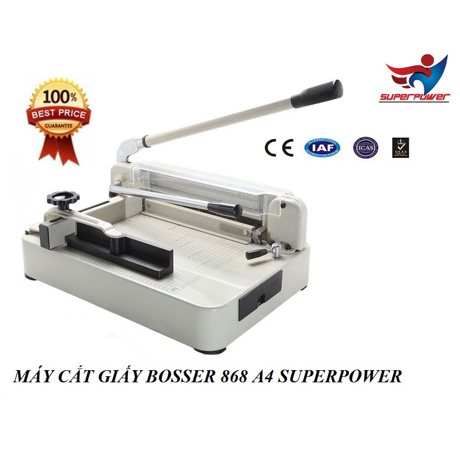 MÁY CẮT GIẤY BOSSER 868 A4 SUPERPOWER