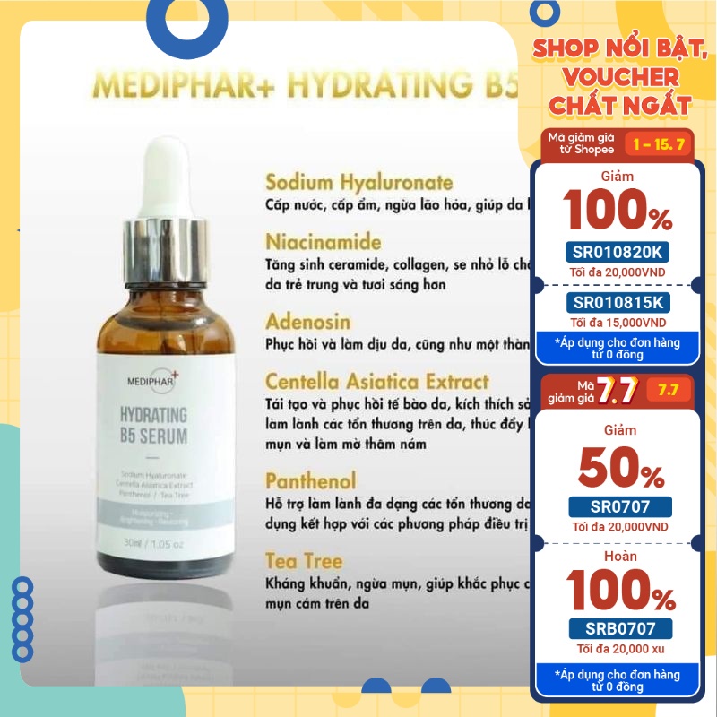 Serum MEDIPHAR+ HYDRATING B5 SERUM 30ml