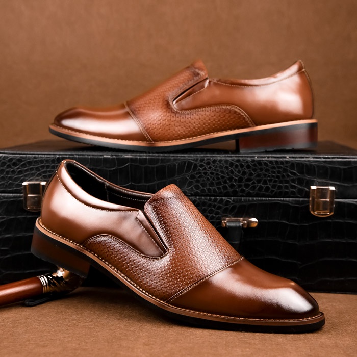 Giày nam đẹp da thật Manzano phong cách doanh nhân sang trọng đẳng cấp M66882