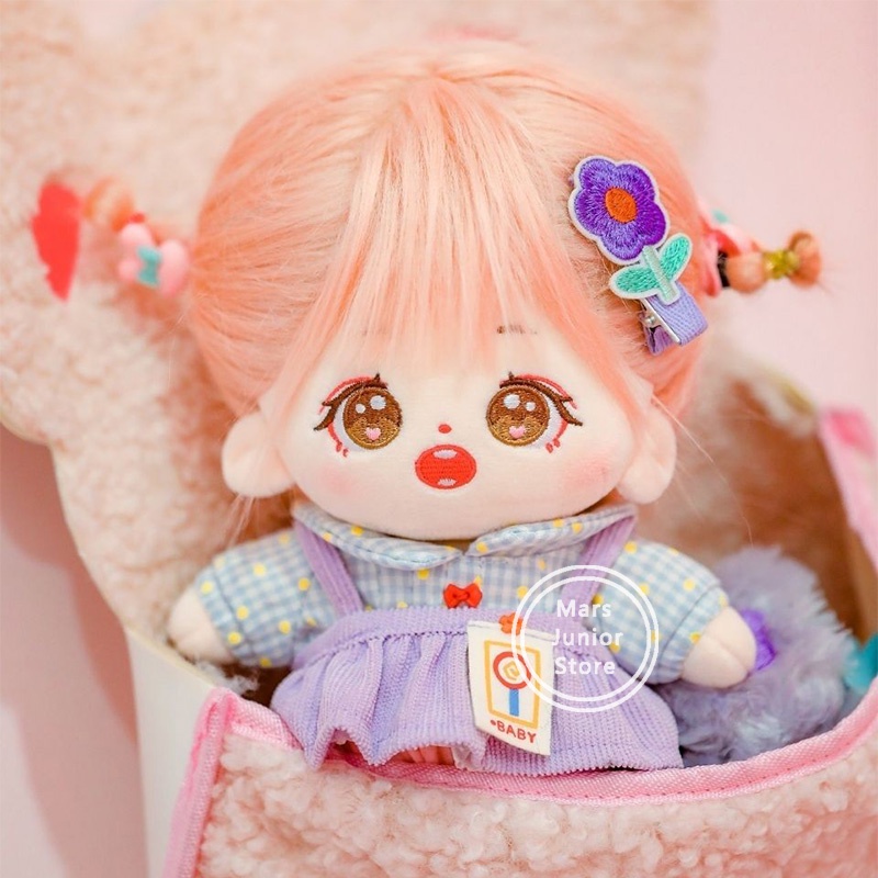 Búp Bê Nhồi Bông 20Cm Hình Jennie Lisa Rose Jisoo TWICE Aespa Pink Hair Dễ Thương