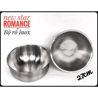 Bộ rổ Newstar làm bằng Inox SUS 304 cao cấp không gỉ