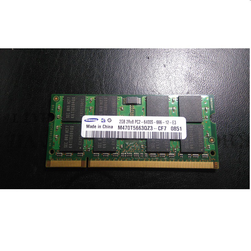 Ram laptop DDR2 2GB bus 800, chính hãng, bảo hành 1 năm