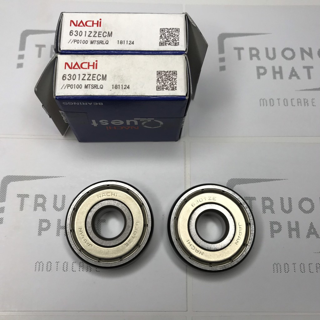 Bạc đạn sau Winner, Sonic 6301 chính hãng Nachi- Xuất xứ Nhật Bản
