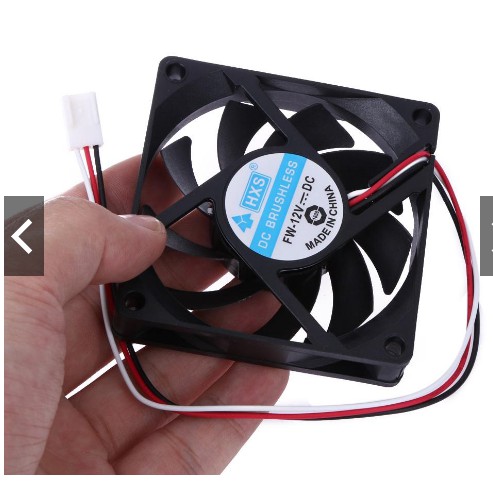 Quạt tản nhiệt 12v 7x7cm  70mm