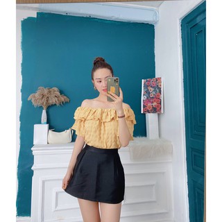 7110 - Áo Croptop Trễ Vai