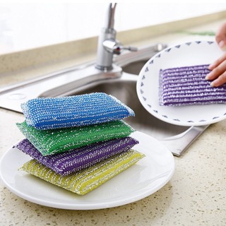 Miếng Cước Rửa Bát Kim Tuyến Nhiều Màu Dày Dặn Loại Đẹp