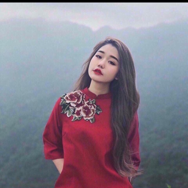 💕Váy lụa thuê hoa bản to💕