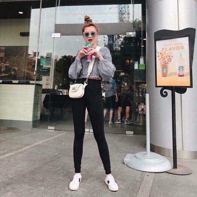 Quần Legging Hàn Nữ [FREESHIP]  Leg dài body dáng ôm, thun co dãn tôn dáng trẻ trung năng động Ulzzang HOT