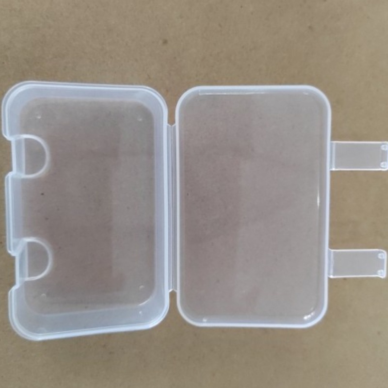 Hộp Nhựa Mini Hình Chữ Nhật Đựng Trang Sức Đa Năng