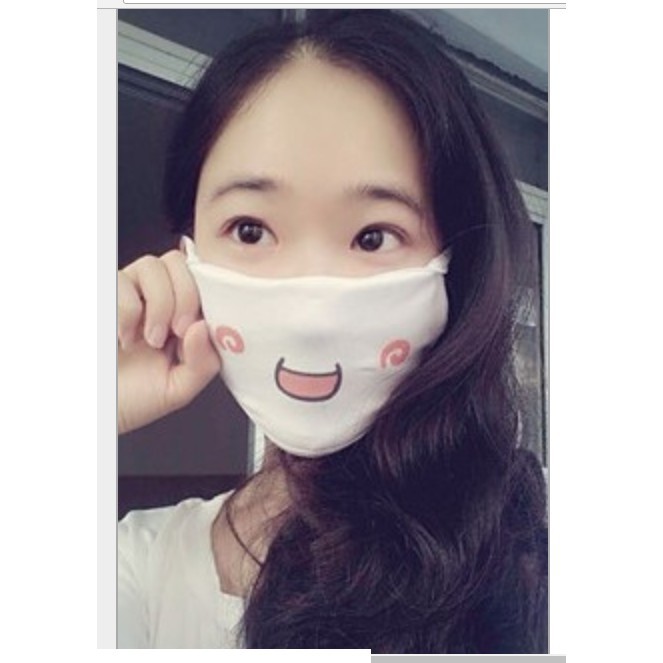 KHẨU TRANG VẢI HOẠT HÌNH TRẮNG ( NHIỀU MẪU ) kute mã HK272 | BigBuy360 - bigbuy360.vn