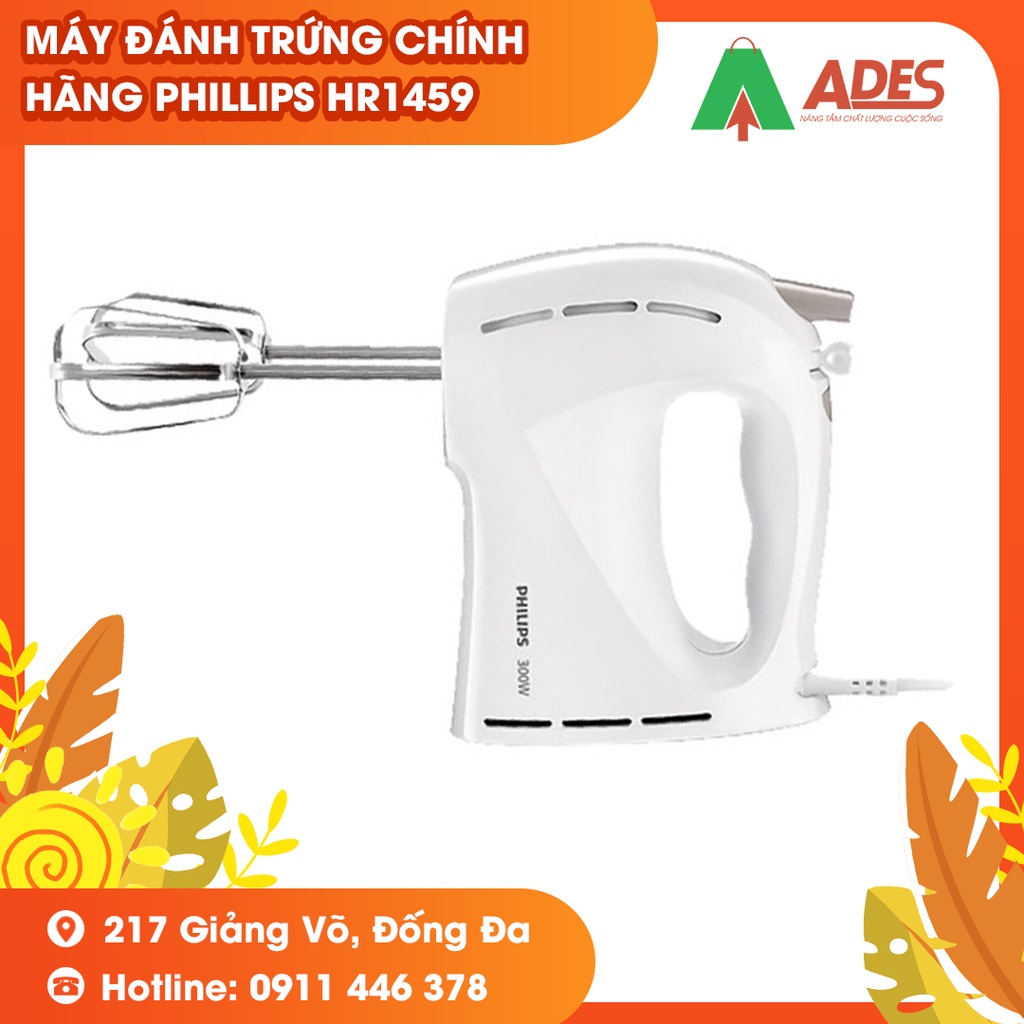 [Mã 154ELSALE2 giảm 7% đơn 300K] Máy đánh trứng Phillips HR1459 - Hàng Chính hãng - GIÁ THANH LÝ