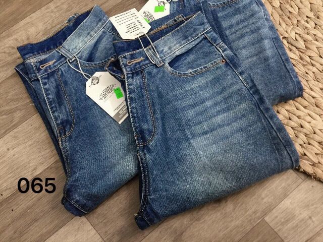 Quần bò nữ jeans xanh rách gối nữ cạp cao kèm ảnh thật