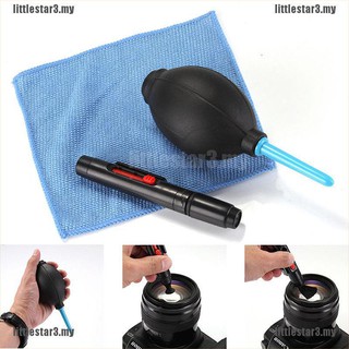Bút Thổi Bụi Vệ Sinh Ống Kính Máy Ảnh DSLR VCR 3 Trong 1