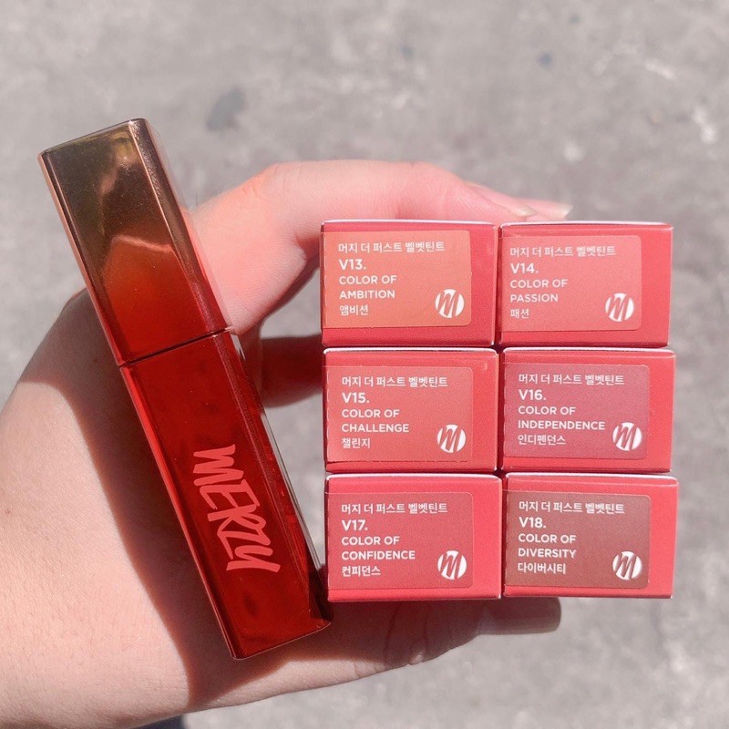 [ĐÃ CÓ VỎ XANH] Son kem lì Merzy The First Velvet Tint Season 3 | BigBuy360 - bigbuy360.vn