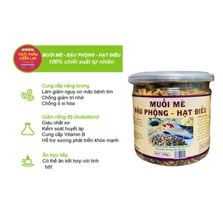 Muối Mè,Muối Vừng, Đậu phộng, Hạt Điều Ăn Chay Ăn Kiêng, Hộp 250g
