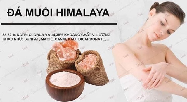 Muối Hồng Hymalaya dạng mịn, hạt 500gr