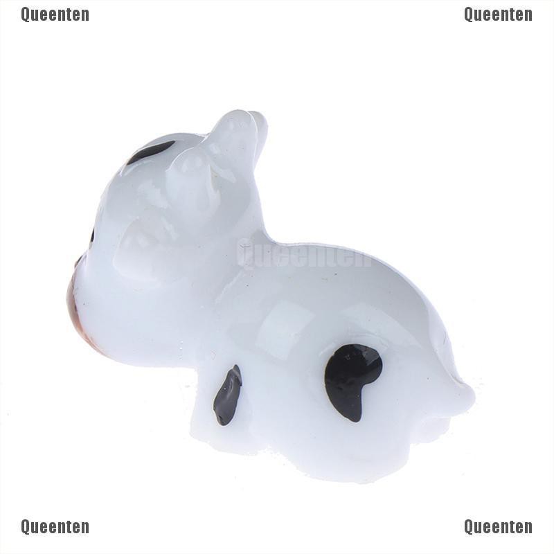 Set 2 Tượng Bò Sữa Mini Trang Trí