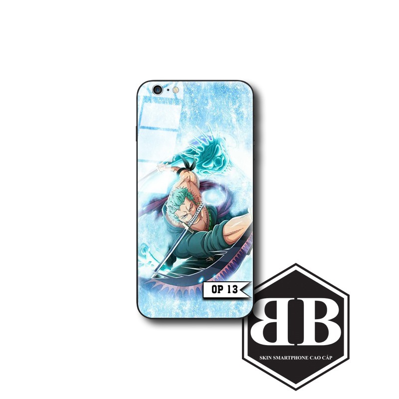 Ốp lưng kính cường lực iphone 5 5s / 6 6s / 6 plus 6s plus / 7 8 / 7 plus 8 plus one piece siêu ngầu