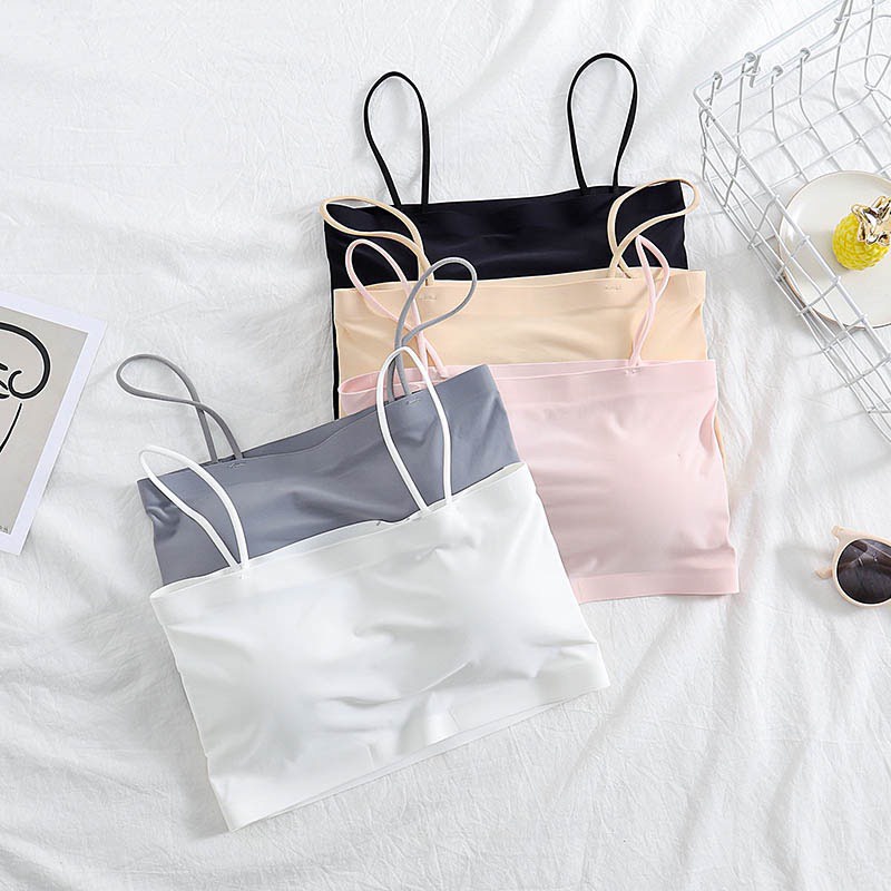 [Mã FAMARAL1 giảm 10K đơn 50K] Áo Bra Đúc Su Trơn 2 Dây Mềm Mịn A399 | BigBuy360 - bigbuy360.vn