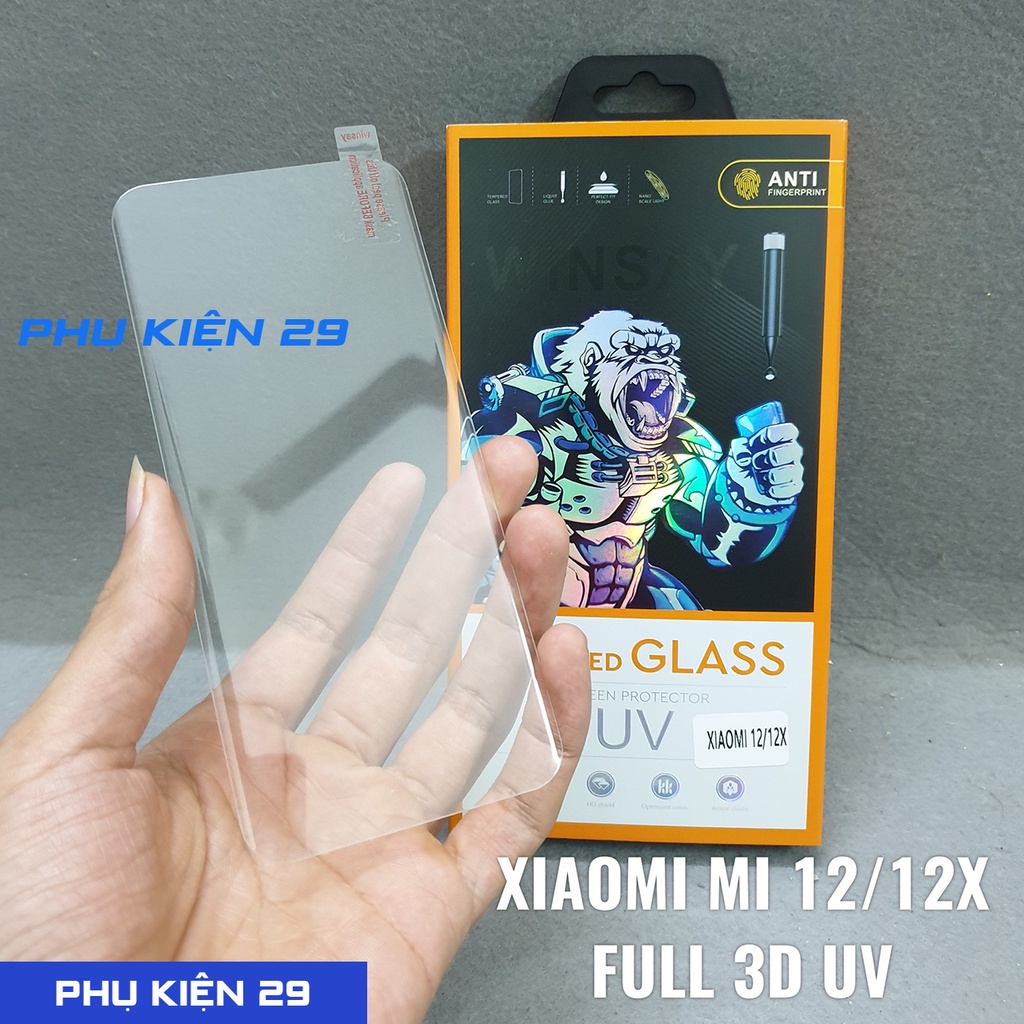 Dán kính cường lực VUỐT SIÊU MƯỢT FULL màn FULL keo UV Glass Pro+ 9H