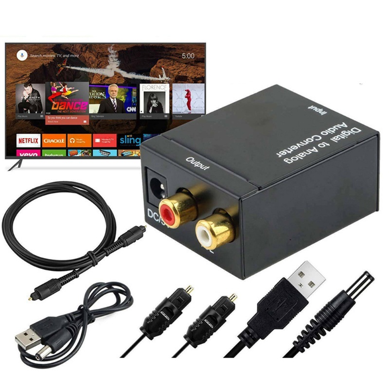 Bộ Chuyển Đổi Âm Thanh Utake Digital Sang Analog Rca R / L Spdif Atv Dac