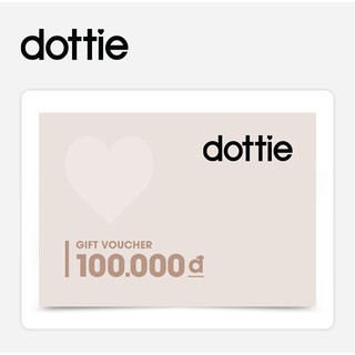 Phiếu quà tặng trị giá 100k tại thương hiệu thời trang DOTTIE