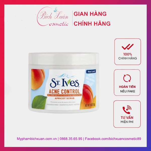 Tẩy Tế Bào Chết Cho Body STIVES Đào 283g