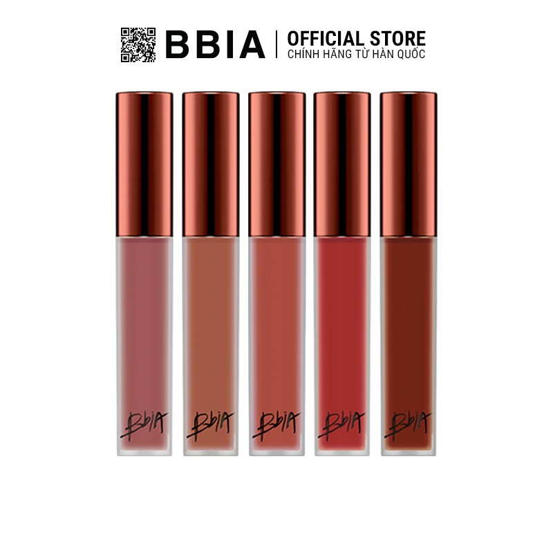Son Kem Lì Bbia Last Velvet Lip Tint Version 5 (5 màu) 5g Bbia Official Store