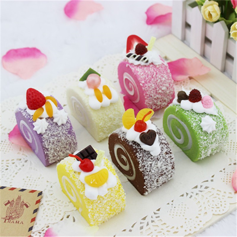 Mô Hình Bánh Cuộn Giống Thật Làm Đạo Cụ Chụp Ảnh