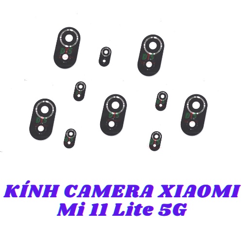 Mặt kính camera xiaomi mi 11 lite có sẵn keo dán