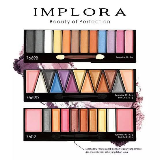 (Hàng Mới Về) Bảng Phấn Mắt & Má Hồng Trang Điểm Chuyên Nghiệp