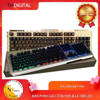 Bàn Phím Cơ MJ-005 và LX-380 Gaming LED RGB
