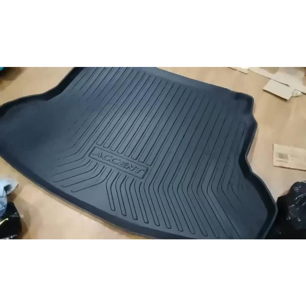 Lót cốp ô tô xe Accent chất liệu nhựa dẻo TPO