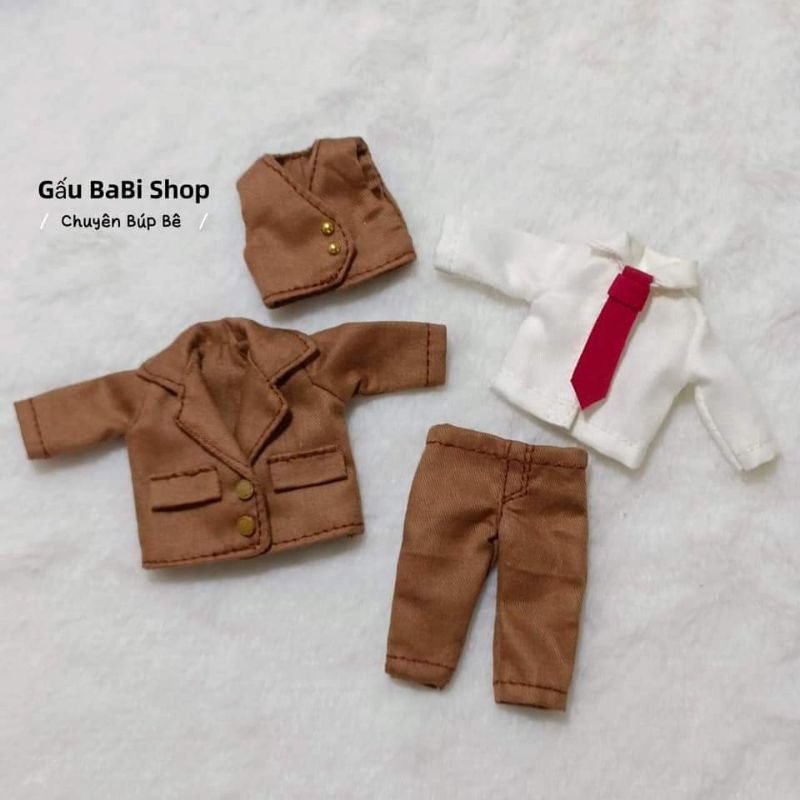 Set quần áo cho búp bê size ob11, ddf, 1/8 bjd, baboliy, bru, animator