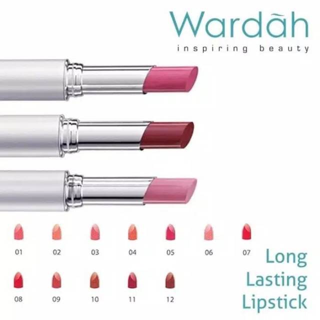 (hàng Mới Về) Thỏi Son Môi Lâu Trôi 19 Màu Sắc Tùy Chọn Wardah | BigBuy360 - bigbuy360.vn
