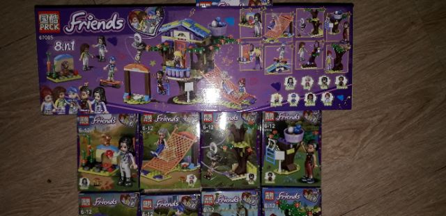 Lắp ráp 1 hộp LegoFriends Dạo chơi công viên 67005 có nhiều chi tiết bằng nhựa ABS
