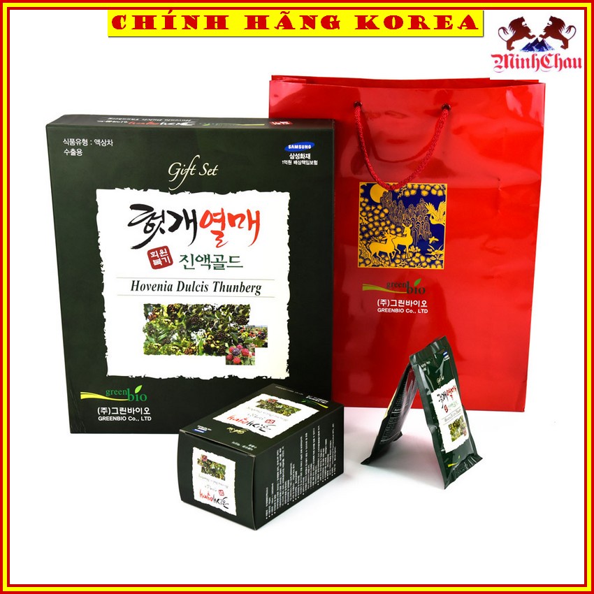 Nước Bổ Gan Hovenia Bio, Bổ Gan Hộp Quà Hàn Quốc, minhchau