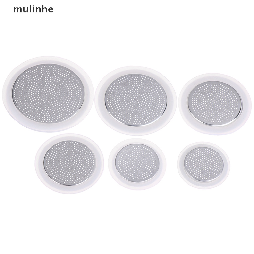 Set Miếng Đệm Silicone + Bộ Lọc Bằng Nhôm Thay Thế Cho Bình Pha Cà Phê Moka