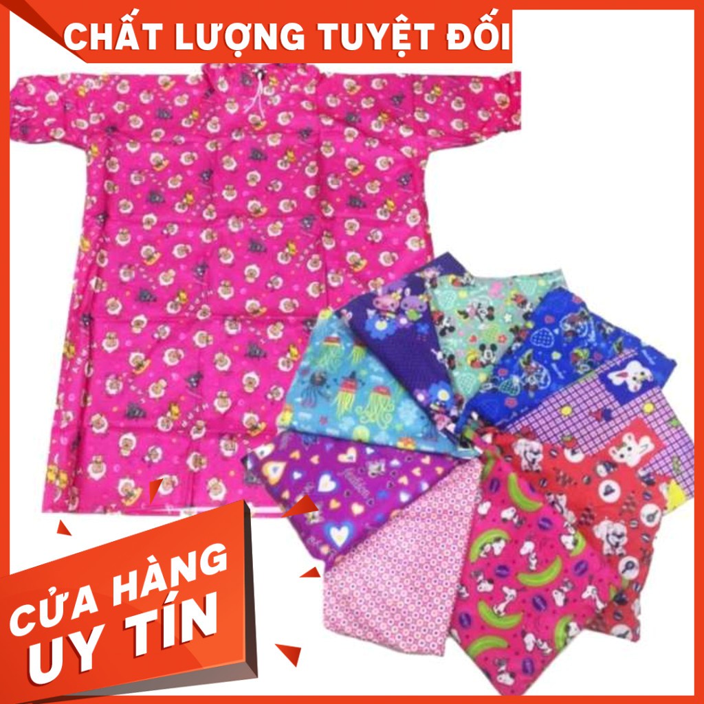 Áo Mưa Trẻ Em Vải Dù Bít 2 Bên từ 6 đến 11 tuổi-Hàng cao cấp Cam kết hàng như quảng Cáo Hoàn tiền 100% không đúng